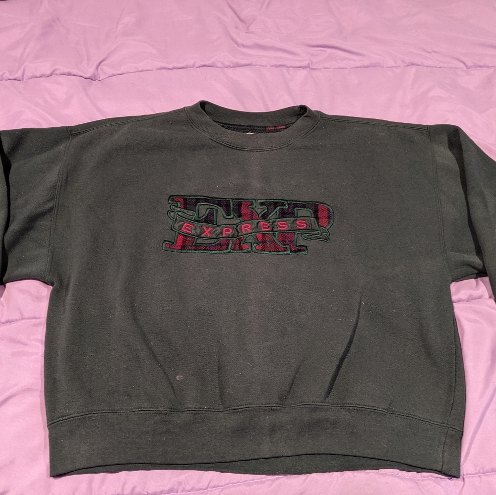 Vintage Express oversized sweatshirt.